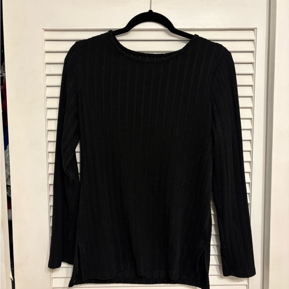 Black Ribbed Maternity Set - Picture 3 of 9